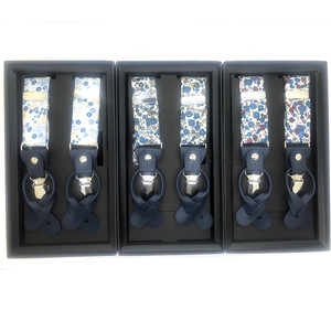 <span class=keywords><strong>Tirantes</strong></span> <span class=keywords><strong>Verdes</strong></span> con Estampado Floral de 3 cm para Hombre, Corbata de 6.5 cm, Pañuelo, Corbatín, Juego de Corbata, <span class=keywords><strong>Tirantes</strong></span> Ajustables, Accesorio para Boda, 100% Algodón - Product Image 4