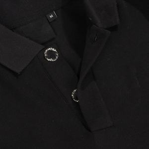 เสื้อโปโลผู้ชาย คอเต่า สีพื้น ผ้าฝ้ายแท้ ปักลาย แขนสั้น ผู้ผลิตเสื้อโปโลสำหรับผู้ชาย - Product Image 4