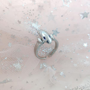 Haute qualité YuGi-Oh Duel Monsters jeu de cartes à collectionner Blue-Eyes White <span class=keywords><strong>Dragon</strong></span> Silver Metal Ring comme cadeaux - Product Image 1