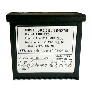Mypin (LM8-RRD)4 indicador de carregamento <span class=keywords><strong>digital</strong></span>, indicador de máquina de embalagem de pesagem, 2 relés, controlador de alarme - Product Image 3