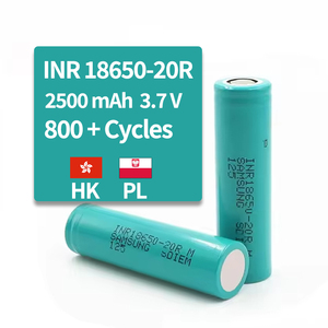 Batería de estado sólido recargable <span class=keywords><strong>Samsung</strong></span> SDI INR18650-20R de 2000 mAh y 3.6 V, nueva, de primera calidad, con descarga de 22 A y 800 ciclos. - Product Image 1