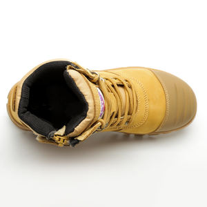 Botas de Seguridad de Cuero Vacuno y de Piel de Caballo Antideslizantes para Hombre, de Alta Calidad, Directamente de Fábrica, Talla 10, con <span class=keywords><strong>Entrega</strong></span> Rápida - Product Image 3