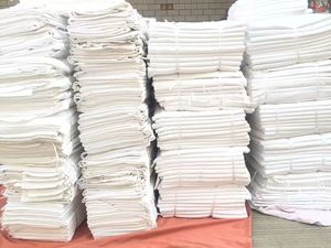 プレミアム10Kg 25Kgベール多目的ホワイト使用Tシャツラッグカットニットガーメント布布拭きラグ - Product Image 3