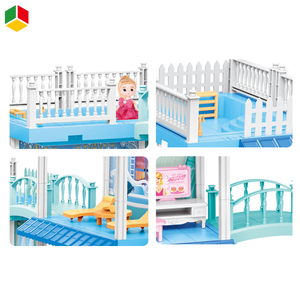 <span class=keywords><strong>Casa</strong></span> <span class=keywords><strong>de</strong></span> <span class=keywords><strong>Muñecas</strong></span> Qs <span class=keywords><strong>con</strong></span> Luces, Tobogán, Mascotas y <span class=keywords><strong>Muñecas</strong></span>, Juego <span class=keywords><strong>de</strong></span> Construcción DIY para Jugar a las Casitas <span class=keywords><strong>con</strong></span> Accesorios - Product Image 3