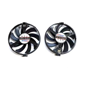 Ventilateur de remplacement pour carte graphique XFX <span class=keywords><strong>Radeon</strong></span> RX580 <span class=keywords><strong>RX570</strong></span> RX470 RX480 RX470D FDC10U12S9-C 4PIN RX 570 580 GPU - Product Image 4