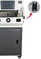 Guillotine électrique industrielle avec moteur, contrôle numérique multi-tension pour la découpe du papier et du tissu, coupe-cartes de visite