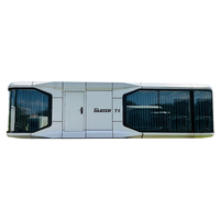 Maison préfabriquée de conteneur d'hôtel de capsule de l'espace de camping écologique faite de panneau "sandwich"