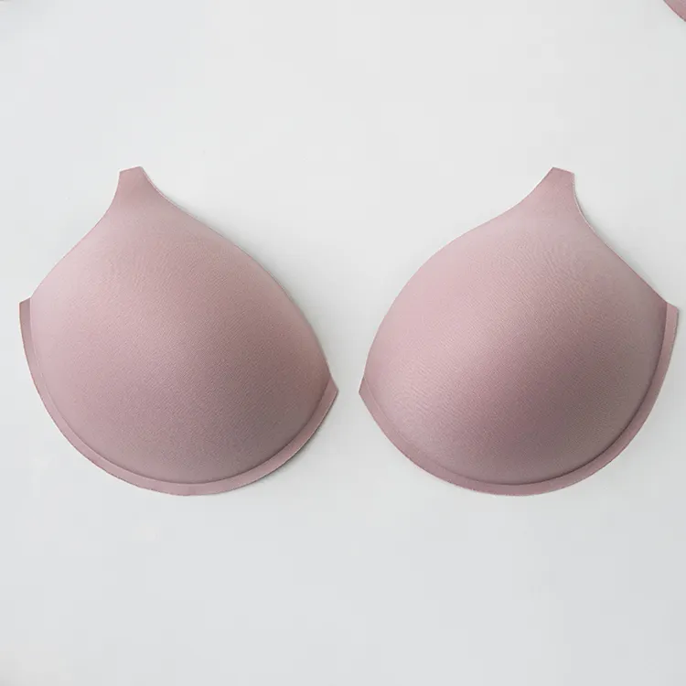 Sponge Big Foam Cup Quick Dry White Nude Sew In Bra Cup Removable Bra Pad For Bikini