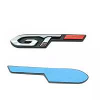Logos de voiture 3D personnalisés, lettres, emblèmes, numéros, autocollants, badges, emblèmes de voiture en plastique chromé avec adhésif