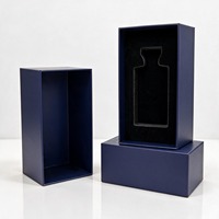 Boîte en papier rigide à deux pièces avec impression dorée et fermeture magnétique pour cadeaux