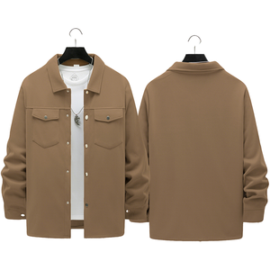 Giacca Bomber da Uomo Slim Fit con Doppia Tasca, Stampa a Cuore, Stile Streetwear <span class=keywords><strong>Trendy</strong></span>, Colletto a Risvolto, Collezione 2026 - Product Image 5