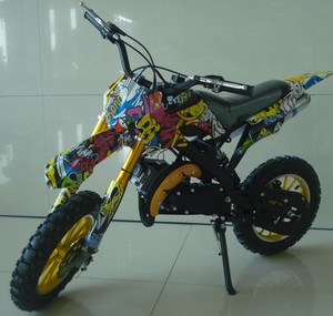 2021 nouveau moins cher 49cc 2 temps refroidi par air Pull Start impression de transfert d'eau Super Mini <span class=keywords><strong>Moto</strong></span> <span class=keywords><strong>Cross</strong></span> <span class=keywords><strong>Pocket</strong></span> Dirt Bike - Product Image 2