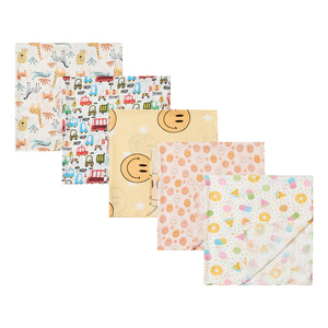 Wholesale Custom Print Organic Bamboo Cotton Double Gauze Newborn Baby Muslin Swaddle Receiving <strong>Blanket</strong> <strong>Wraps</strong> for Newborns - Product Image 6