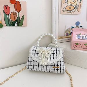 Tas Selempang Gaya Baru untuk Anak Perempuan, Tas Tangan Kotak Kasual dengan Pita, Tas Anak yang Lucu - Product Image 4