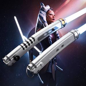 ดาบไลท์เซเบอร์ Nexussabers รุ่น Pivot Ahsoka สำหรับการต่อสู้แบบหนัก ใช้พลังงาน USB ชาร์จได้ มีเสียง 34 แบบ ดาบเรืองแสง เปลี่ยนสีได้ไม่จำกัดเพื่อความสนุก - Product Image 1