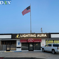 Enseigne lumineuse LED personnalisée Denison avec lettres frontales, design rétroéclairé, fixation murale, garantie 2 ans pour la décoration des entreprises
