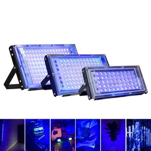 Led <span class=keywords><strong>UV</strong></span> Lights cho Glow Đảng 100W 300W 400W 110V 220V không thấm nước Blacklight Đèn pha 395nm Spotlight đèn cho Halloween Trang trí nội thất - Product Image 3