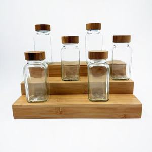 Bamboo Telescopic Spice <b>Rack</b> Multi Layer <b>Kitchen</b> Storage Tiered Display <b>Rack</b> Minimalist Design - Product Image 1