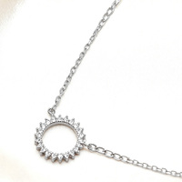 KAAN JEWELRY 925 Silber Sonnenblumen armband Weiß Zirkon Zubehör Nische Täglicher Pendel freund Geschenk Armband