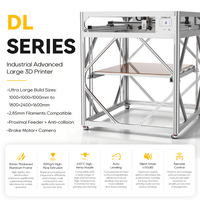 Imprimante 3D industrielle de grande envergure DL12, imprimante en fibre de carbone haute précision de 1200 mm, vitesse d'impression rapide de 500 mm/s, imprimante 3D pour pare-chocs de voiture