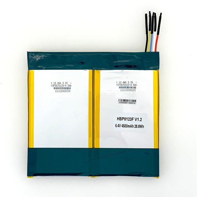 Li Po Rechargeable Battery For MP5 GPS DVD PC Video Game 6.4V 4500mAh