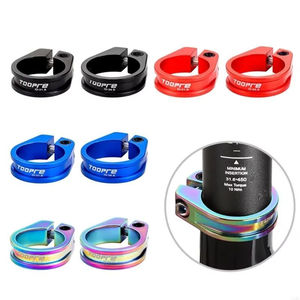 Collier <span class=keywords><strong>de</strong></span> <span class=keywords><strong>selle</strong></span> pour vélo, <span class=keywords><strong>tige</strong></span> <span class=keywords><strong>de</strong></span> <span class=keywords><strong>selle</strong></span> 31,8/34,9 mm, alliage d'aluminium, pièces <span class=keywords><strong>de</strong></span> vélo, collier <span class=keywords><strong>de</strong></span> <span class=keywords><strong>selle</strong></span> pour vélo <span class=keywords><strong>de</strong></span> route VTT - Product Image 2