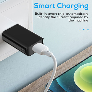 Caricatore USB TKT 20W PD Ultra Sottile per Dispositivi Mobili, Fotocamere, Laptop, Ricarica GaN Intelligente, Cavo Ignifugo, Uscita 2A, Spina EU - Product Image 1