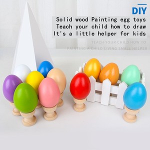 Яйцо дерево незаконченное, поделки из дерева, пасхальные яйца, игрушки для пасхальных яиц, охота, украшение для вечеринки - Product Image 2