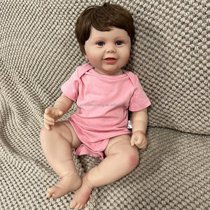 Piezas de muñeca <span class=keywords><strong>Reborn</strong></span> enorme y gorda pintada de 24 pulgadas, Pintura Realista Kodi, muñeca de bebé recién nacido hecha a mano, bebé <span class=keywords><strong>Reborn</strong></span> - Product Image 4