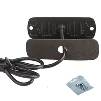 Luz de Advertencia Estroboscópica Lateral Ultrafina de 4 LED 12-24V para Camiones, Remolques y Parrillas de Vehículos Todoterreno