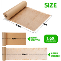 30CM * 30M buket bunga kertas bungkus bahan kemasan kertas bungkus untuk kemasan sarang lebah kertas Kraft kemasan hadiah