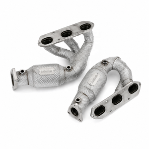 Collettori di Scarico AsiaLink in Acciaio Inox T304 da 1,5mm per Porsche 987.1 Boxster <span class=keywords><strong>Cayman</strong></span> 2.7L 05-08 con 3 Anni di Garanzia - Product Image 3