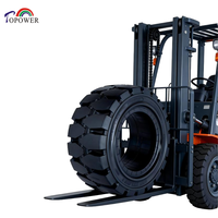 Ban Forklift TP301 23*9-10, Karet Padat Industri Tugas Berat, Kontak Lebar dengan Tanah, Traksi Kuat, Hambatan Gulir Rendah