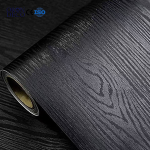 Papier peint en bois épais ORON à effet grain de bois, autocollant mural en bois, autocollant en PVC auto-adhésif pour la cuisine, décoration intérieure - Product Image 1