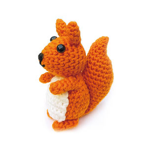 Disesuaikan buatan tangan DIY tupai Crochet boneka sebagai Manual hadiah Tersedia dengan harga grosir - Product Image 2