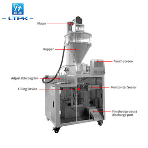 Machine de remplissage de poche de support électrique automatique à grande vitesse facile à utiliser pour le bois de poudre de sel de poudre de <span class=keywords><strong>café</strong></span> de jus de boisson de nourriture - Product Image 5
