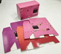 Boîte sur mesure, personnalisez votre logo imprimé, boîte en carton recyclable, emballage pliable pour cosmétiques, huile pour le corps, beurre corporel