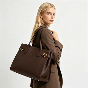 Sacs à main en cuir PU imperméable de luxe de la nouvelle collection Gorfia, sacs à main élégants de grande capacité pour femmes, marque originale - Product Image 1