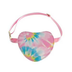 Riñonera de nailon rosa con forma de corazón elegante y personalizada para mujer, ideal para correr - Product Image 1