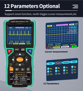 WinAPEX Osiloskop Multimetre 1 Kanallı <span class=keywords><strong>LCD</strong></span> 9999 Ölçülebilir Dalga Formları için 12 Parametre Sayar Dijital Multimetre Osiloskop - Product Image 4