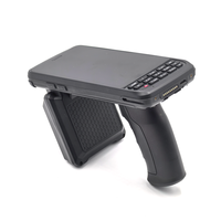 Lecteur RFID UHF portable industriel Android 4G IP65 avec scanner code barre 8 cm pour gestion des stocks