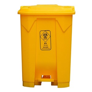 Thickened Large Middle Foot Pedal Trash Can with Lid, 100L, Suitable for Medical and Sanitation Use, <b>Plastic</b> Outdoor Trash Can - Product Image 3