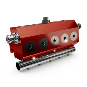 Composants de pompe à injection et de scellement personnalisés, conçus pour des conditions extrêmes sur les champs pétrolifères, module hydraulique rouge - Product Image 3