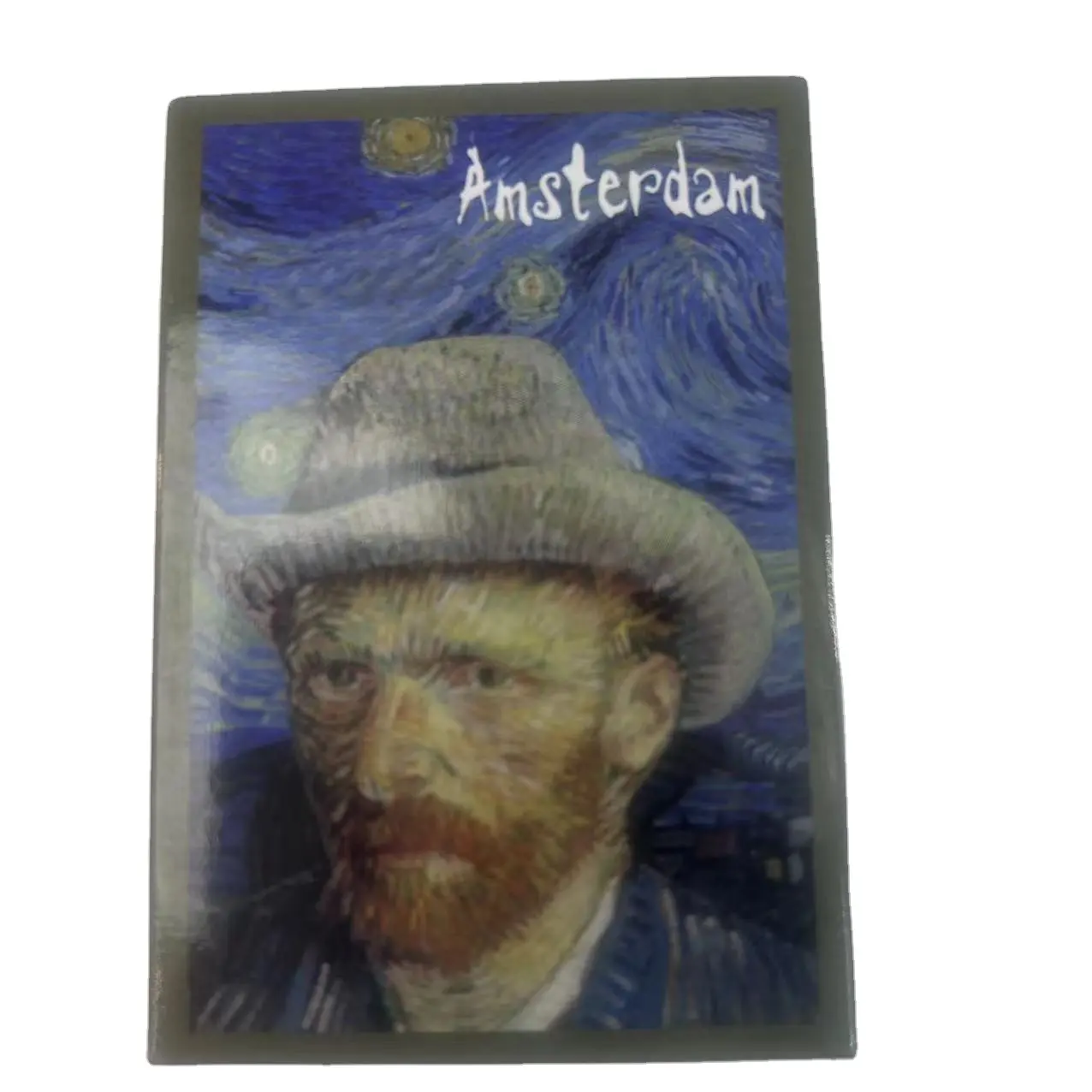 Holland Beroemde Schilder Vincent Van Gogh Portretpapier Gedrukt Kunst Verzamelnaam Kaart Menu Koelkastmagneet