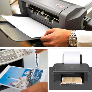 Fogli di Etichette Trasparenti Stampabili Autoadesive in Formato A4, <span class=keywords><strong>Carta</strong></span> <span class=keywords><strong>Adesiva</strong></span> in Vinile Impermeabile per Stampanti a Getto d'Inchiostro/Laser - Product Image 5