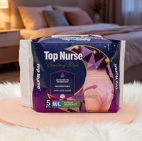 Culottes menstruelles jetables respirantes à ailettes, pour flux abondant, anti-fuites, utilisation nuit (Maxi/Super), super haute absorption