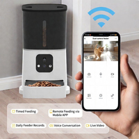 Distributeur automatique de nourriture pour animaux de compagnie intelligent, distributeur de nourriture pour animaux de compagnie écologique, bols et distributeurs de nourriture pour animaux de compagnie