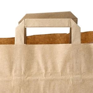 Sacs de courses en papier recyclé XXL 32x21x27cm à base large pour produits ménagers - Product Image 4