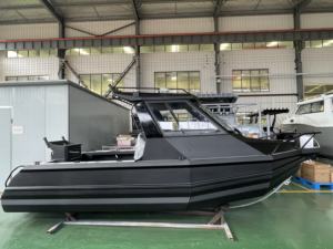 Certificado CE <span class=keywords><strong>6</strong></span>,2 M 20 pies 5mm de espesor con precio de fábrica <span class=keywords><strong>6</strong></span> <span class=keywords><strong>personas</strong></span> pequeño <span class=keywords><strong>yate</strong></span> barco de pesca de aluminio en alta mar a la venta - Product Image 2