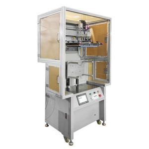 เครื่องพิมพ์สกรีนอัตโนมัติแบบพลิกได้รุ่นใหม่ ขายดี สำหรับพิมพ์กล่องเบียร์ เครื่องพิมพ์สกรีนแบบแบน ระบบ PLC หน้าจอสัมผัส ขนาด 300x400 มม. - Product Image 5